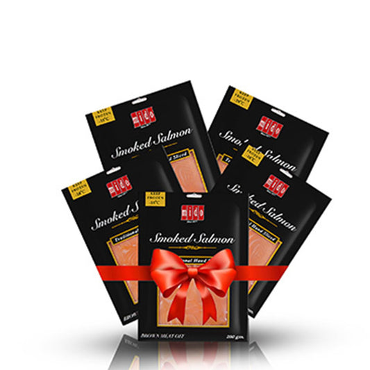 5X Smoked salmon slices 200 gm