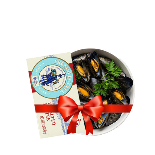 Full Shell Mussels 1 Kg & Isigny Sainte-Mère butter 200 gm