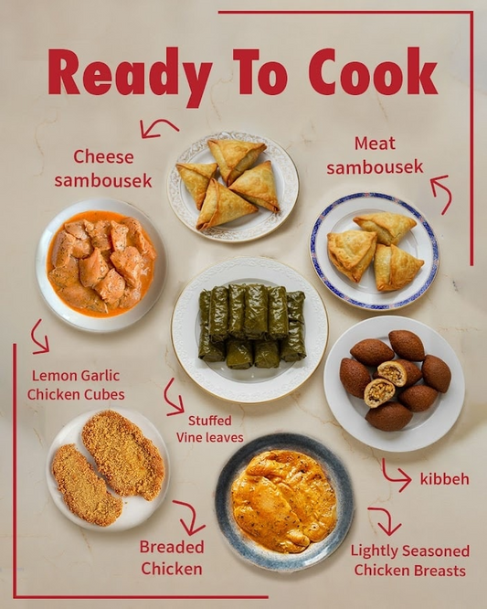 Ready To cook Menu with various items for your busy day and delicious meal