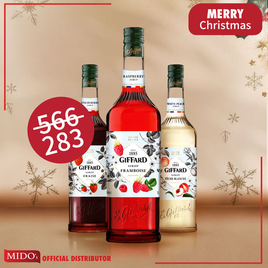 BIG SAVINGS ALERT!  Get 50% OFF on all Giffard Syrups 