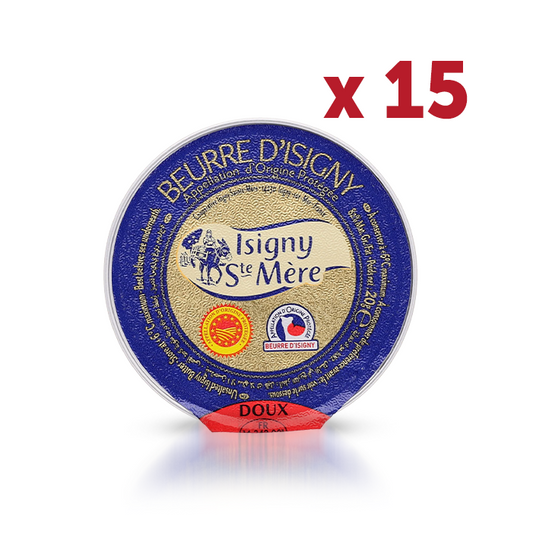 Isigny Sainte-Mère, unsalted butter cup 10 gm