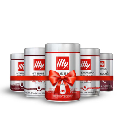 illy bundle 250gm x 5 tins