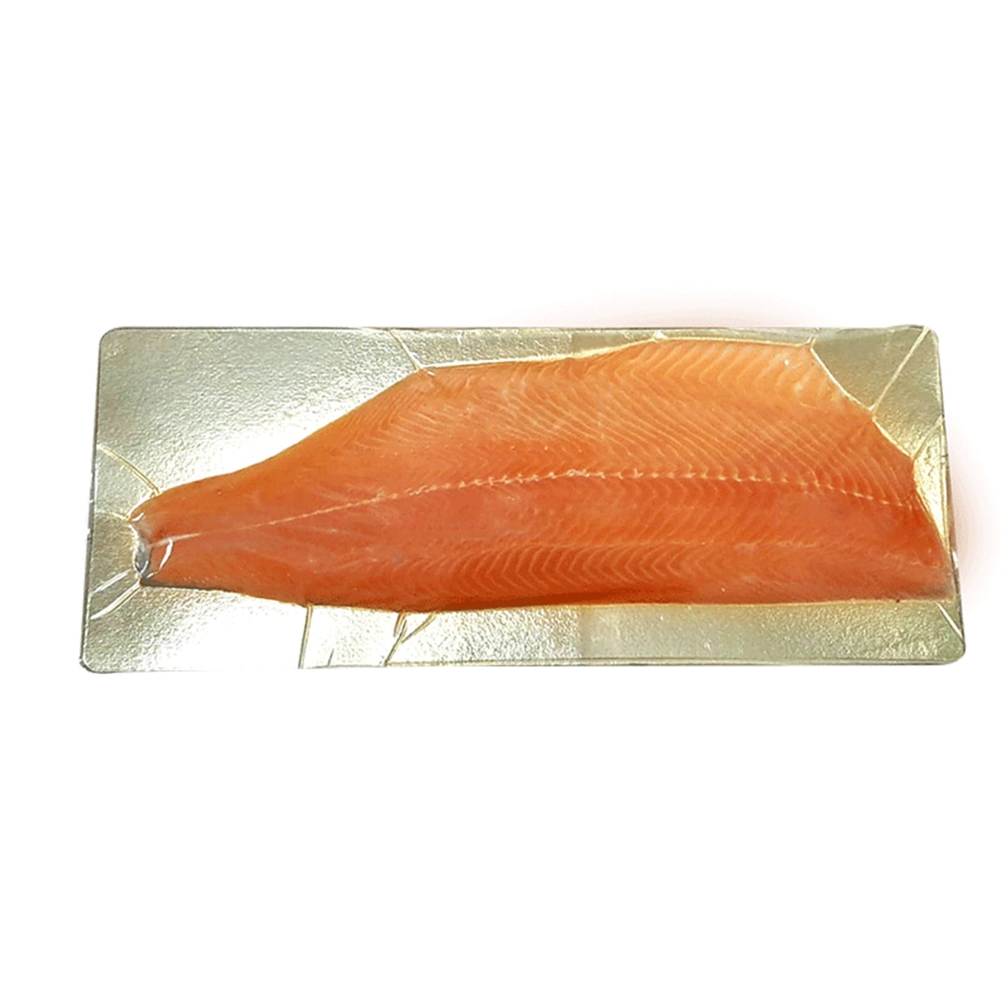 Whole salmon fillet side