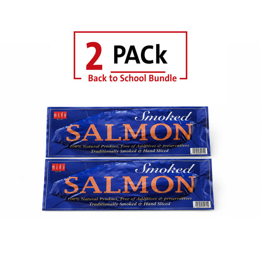 2X Smoked Salmon Pre-Sliced skin off  1 kg
