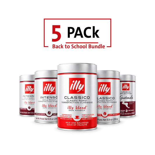 illy bundle 250gm x 5 tins