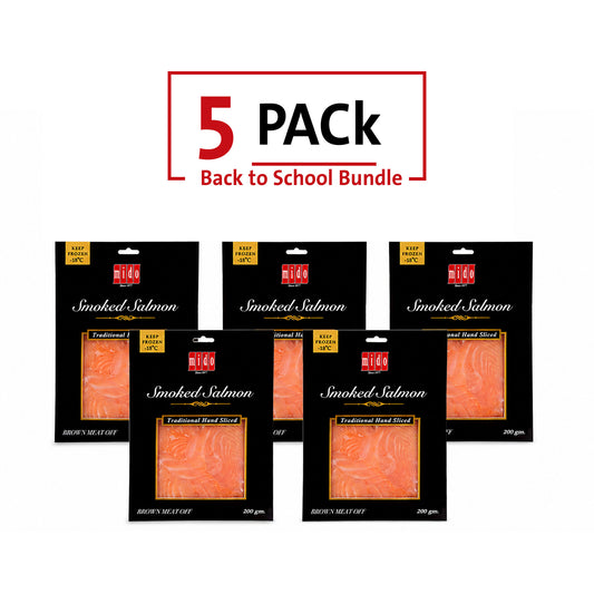 5X Smoked salmon slices 200 gm